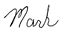 Signatuure of Mark Mansius